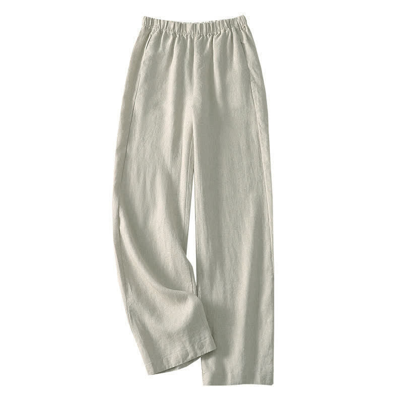 Buddha Stones Daily Plain Simple Design Women's Pants With Pockets - image 6