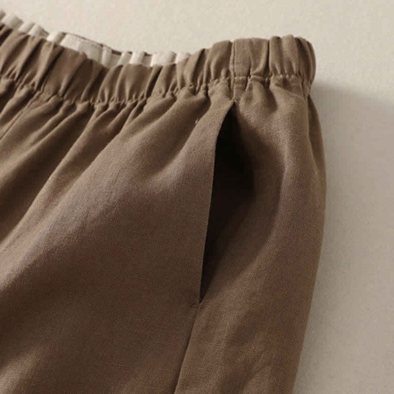 Buddha Stones Daily Plain Simple Design Women's Pants With Pockets - image 9