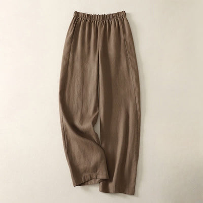 Buddha Stones Daily Plain Simple Design Women's Pants With Pockets - Peru - US8-10，UK/AU12-14，EU40-42 (2XL) - image 7