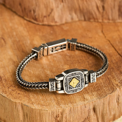 Buddha Stones Copper Vajra Enlightenment Bracelet - image 4