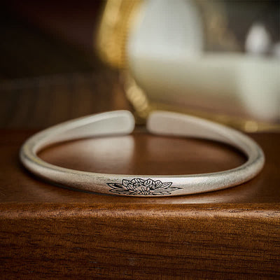 FREE Today: New Beginning and Healing Copper Lotus Cuff Bracelet - image 2