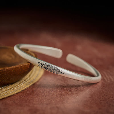 FREE Today: New Beginning and Healing Copper Lotus Cuff Bracelet - Lotus(Enlightenment ♥ New Beginnings) - image 0