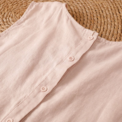 Buddha Stones Summer Casual Minimalist Geometric Hollow Hem Ankle Pants Women's Wide Leg Pants With Pockets - image 25