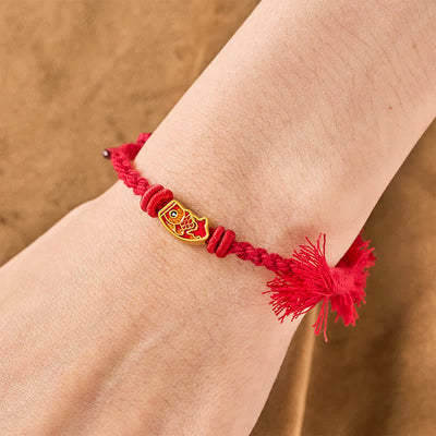 Buddha Stones Auspicious Red String Koi Fish Success Bracelet - image 8