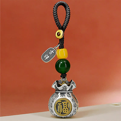 FREE Today: Blessing and Luck Copper Fu Character Fortune Bag Keychains - Fu Character(Luck ♥ Blessing) - image 0