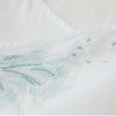 Buddha Stones Casual Women's Embroidery Plants Design Three Quarter Sleeve Shirt - image 11