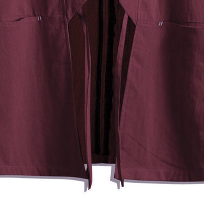 Buddha Stones Solid Color Lace-up Three Quarter Sleeve Open Front Jacket Men's Kimono - image 14