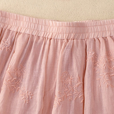 Buddha Stones Embroidered Pattern Women's Harem Pants With Pockets - image 12