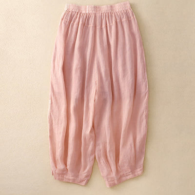 Buddha Stones Embroidered Pattern Women's Harem Pants With Pockets - image 11
