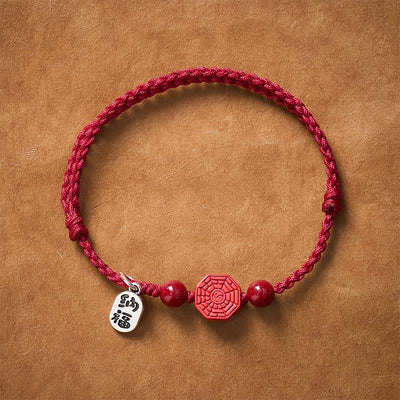 Buddha Stones Bagua Red String Harmony Bracelet - image 1