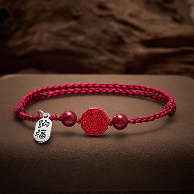 Buddha Stones Bagua Red String Harmony Bracelet - 5.9–6.7 in (15–17 cm) - image 0
