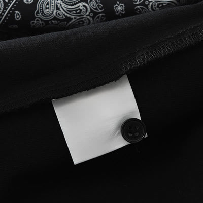 Buddha Stones Fall Casual Vintage Button-Up Paisley Cotton Men's Long Sleeve Shirts With Patch Pocket - image 5
