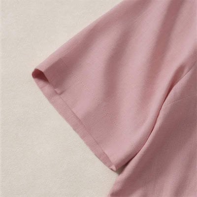 Buddha Stones Summer Casual Minimalist Crew Neck Solid Cropped Women's Short  Sleeve T-Shirts - image 11