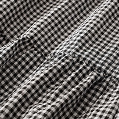 Buddha Stones Spring Fall Casual Vintage Tiered Plaid Women's Long Sleeve Dress With Pocket - image 5
