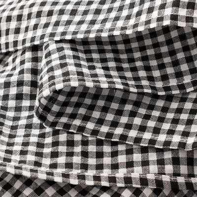 Buddha Stones Spring Fall Casual Vintage Tiered Plaid Women's Long Sleeve Dress With Pocket - image 9