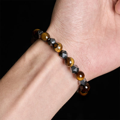 FREE Today: Strength and Support Tiger Eye Hematite Faceted Bracelet - image 14