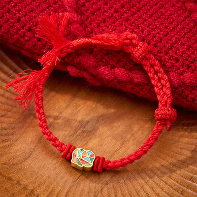 Buddha Stones Elephant Red String Balance Tibet Adjustable Bracelet - image 2