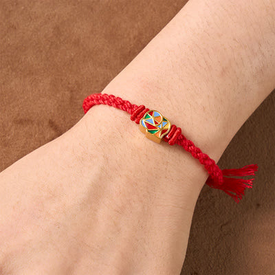 Buddha Stones Elephant Red String Balance Tibet Adjustable Bracelet - image 3