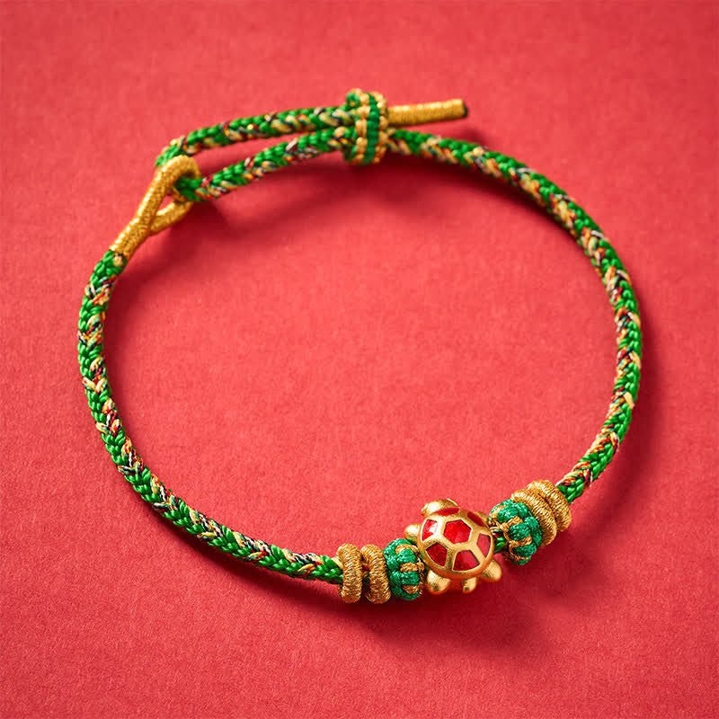 FREE Today: Protection and Self Care Five Color Hand Woven String Longevity Turtle Adjustable Bracelet - image 4