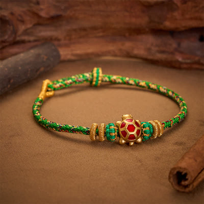 FREE Today: Protection and Self Care Five Color Hand Woven String Longevity Turtle Adjustable Bracelet - image 1