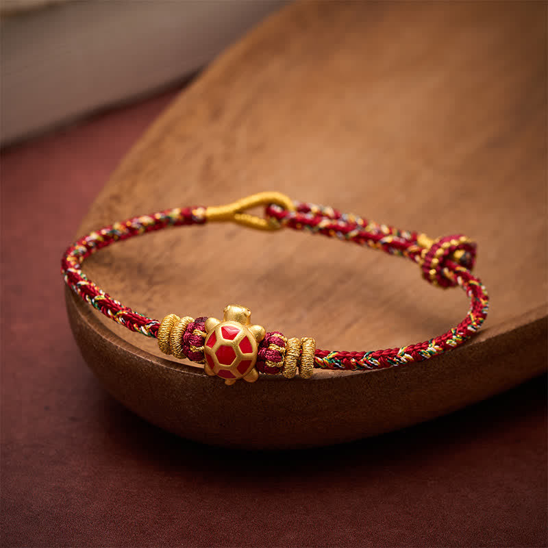 FREE Today: Protection and Self Care Five Color Hand Woven String Longevity Turtle Adjustable Bracelet - image 16