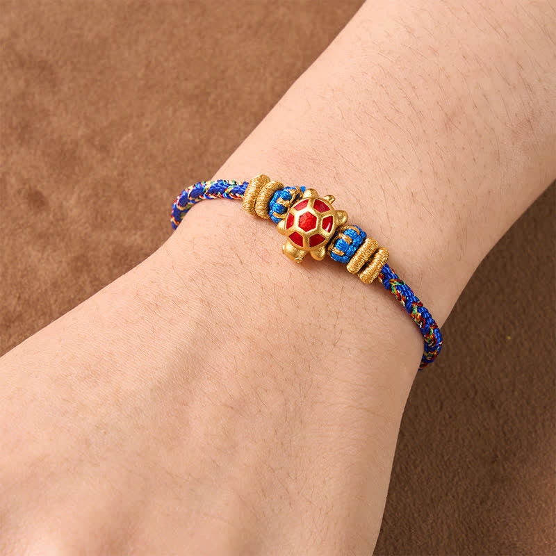 FREE Today: Protection and Self Care Five Color Hand Woven String Longevity Turtle Adjustable Bracelet - image 12