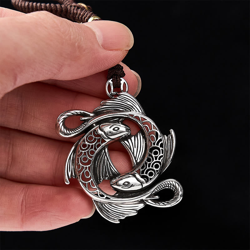FREE Today: Determination and Prosperity Copper Vintage Double Koi Fish Charm Keychains - image 4