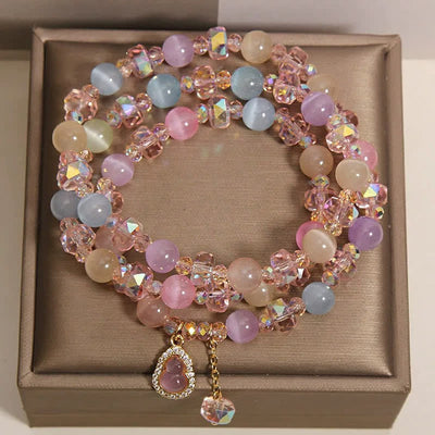 FREE Today: Support and Love Multicolor Cat's Eye Gourd Beads Bracelet - image 7