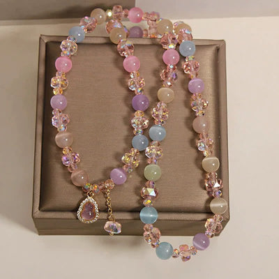FREE Today: Support and Love Multicolor Cat's Eye Gourd Beads Bracelet - image 3