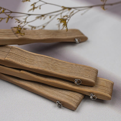Buddha Stones Bamboo Hollow-Carved Famous Spots Landscapes Animals Tassel Folding Fan - image 25