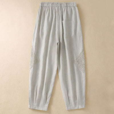 Buddha Stones Summer Women's Drawstring Harem Pants With Pockets - image 14