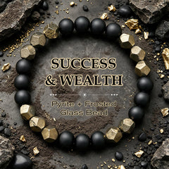 FREE Today: Success and Wealth Pyrite Faceted Beads Vintage Bracelet - Pyrite(Wrist Circumference: 5.9-6.3  in / 15-16cm) - image 0