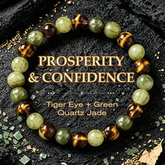 Buddha Stones Tiger Eye Jade Strength Round Beaded Bracelet - Tiger Eye(Protection ♥ Courage) - image 0