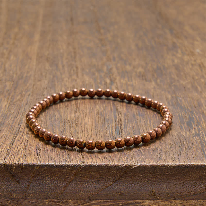 FREE Today: Grounding and Powerful 2-Piece Set Hematite Minimalist Round Bead Bracelet - image 9