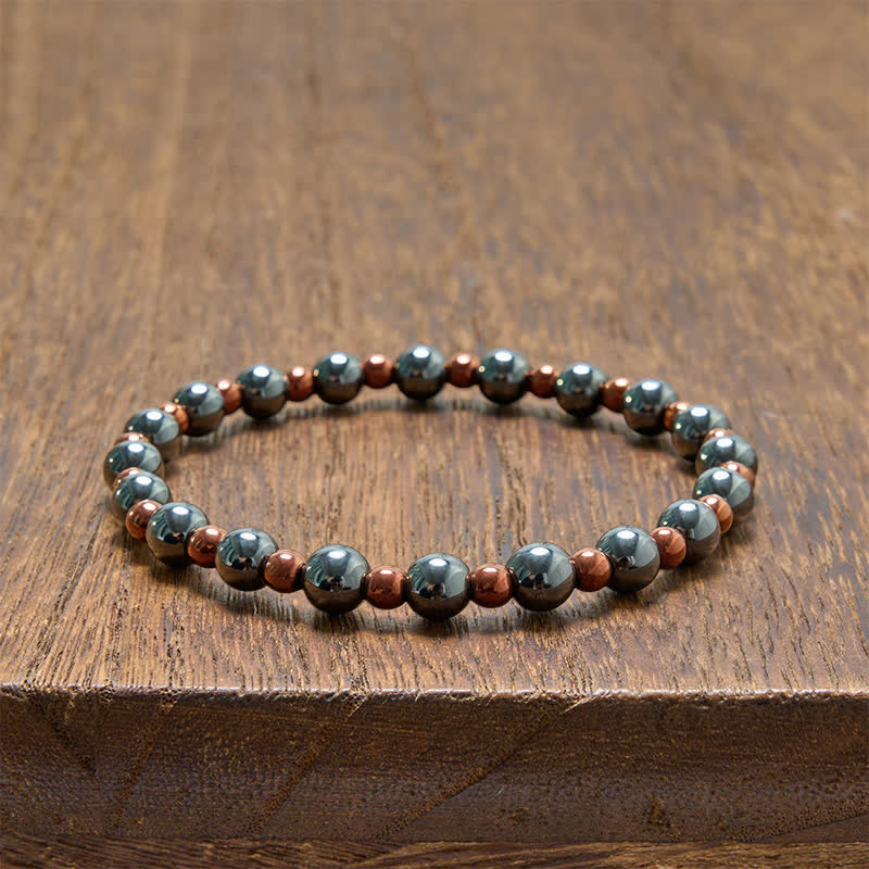 FREE Today: Grounding and Powerful 2-Piece Set Hematite Minimalist Round Bead Bracelet - image 8
