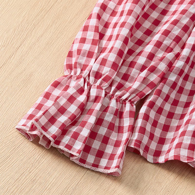 Buddha Stones Spring Summer Vintage Casual Button-Up Plaid Women's Long Sleeve Shirts - image 5