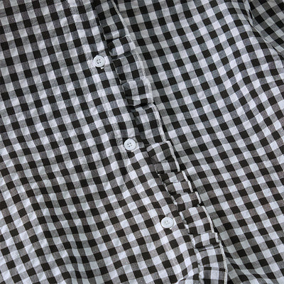 Buddha Stones Spring Summer Vintage Casual Button-Up Plaid Women's Long Sleeve Shirts - image 23