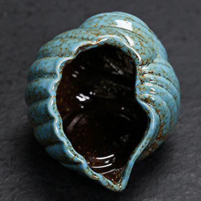 Buddha Stones Ceramic Shankha Purification Conch Shell Incense Burners - image 2