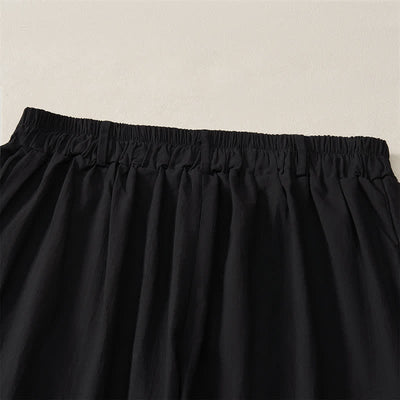 Buddha Stones Spring Summer Casual Basic Solid Ankle Pants Women's Straight Leg Pants With Pockets - image 13