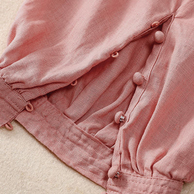 Buddha Stones Spring Summer Basic Casual Solid Cropped Pants Women's Harem Pants With Pockets - image 13