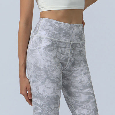 Buddha Stones Flowers Leaves Print Sports Fitness Yoga High Waist Leggings Women's Yoga Pants - image 18