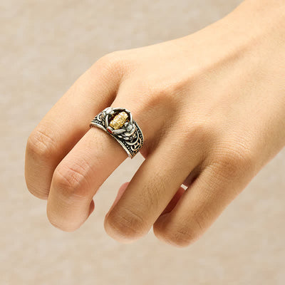 FREE Today: Wealth and Luck Copper Pi Xiu Chinese Coin Spinner Adjustable Ring - image 4