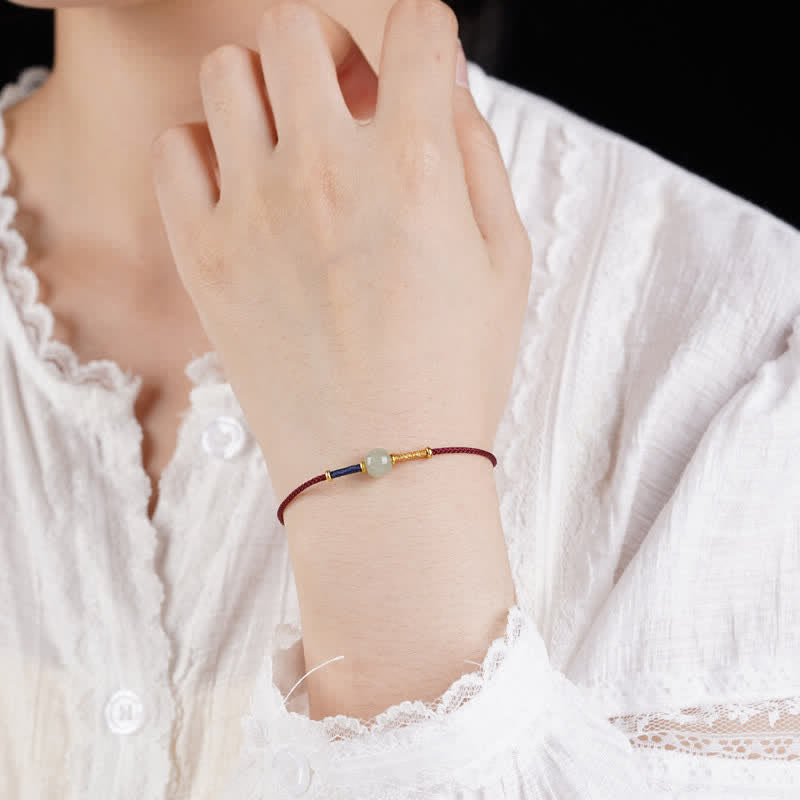 FREE Today: Connection and Harmony Adjustable Jade Round Bead Red String Bracelet Anklet - image 13