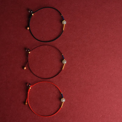 FREE Today: Connection and Harmony Adjustable Jade Round Bead Red String Bracelet Anklet - image 12