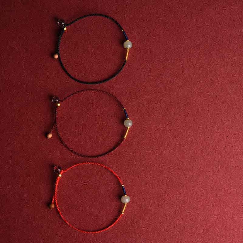 FREE Today: Connection and Harmony Adjustable Jade Round Bead Red String Bracelet Anklet - image 12