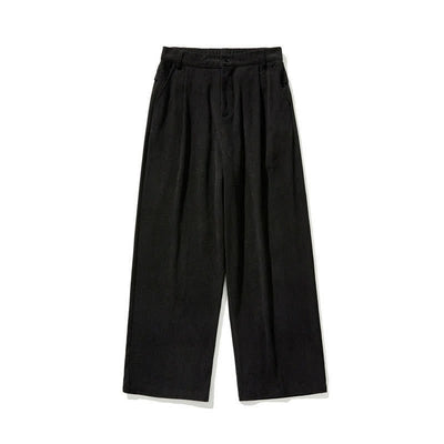Buddha Stones Fall Winter Casual Solid Zipper Design Ankle Pants Men's Straight Leg Pants With Pocket - image 12