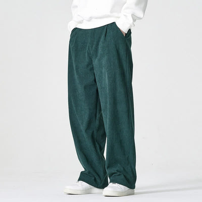 Buddha Stones Fall Winter Casual Solid Zipper Design Ankle Pants Men's Straight Leg Pants With Pocket - image 5
