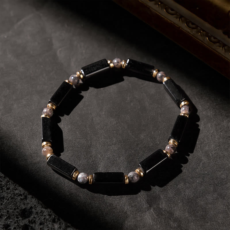 FREE Today: Protection and Support Black Onyx Copper Accent Bead Bracelet - image 4