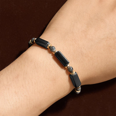 FREE Today: Protection and Support Black Onyx Copper Accent Bead Bracelet - image 11