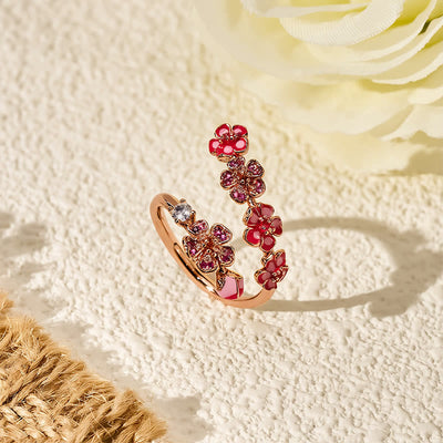 FREE Today: Healing and Luck Copper Peach Blossom Open Ring - image 3